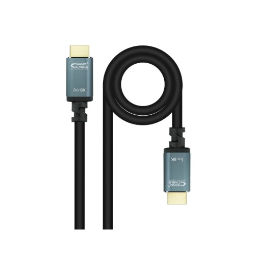 Nanocable HDMI V2.1 Iris 8K Type A/M-A/M Black 5m