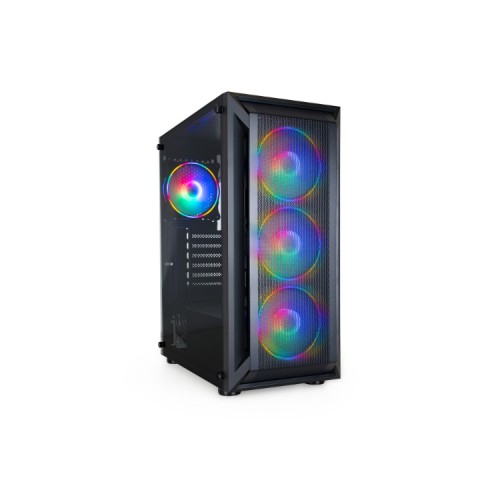 Caja Semitorre ATX Gaming Negra Tooq Ragnärök