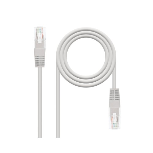 Cable de Red Latiguillo RJ45 Cat6 UTP 25M Gris Nanocable