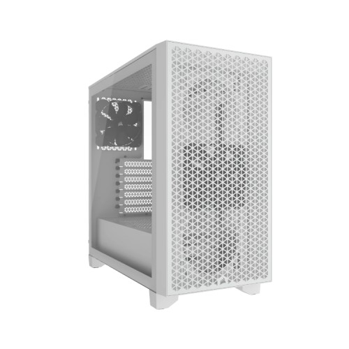 Caja Semitorre ATX 3000D Airflow TG Blanca Corsair