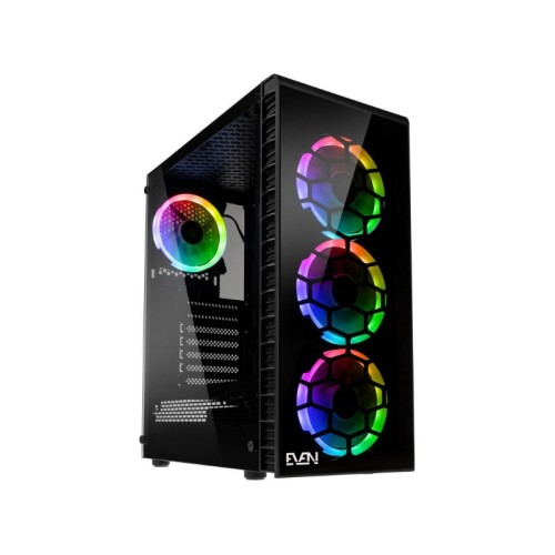 PC Gaming Even con i5 12400F y RTX 4060 para Juegos de Alto Rendimiento