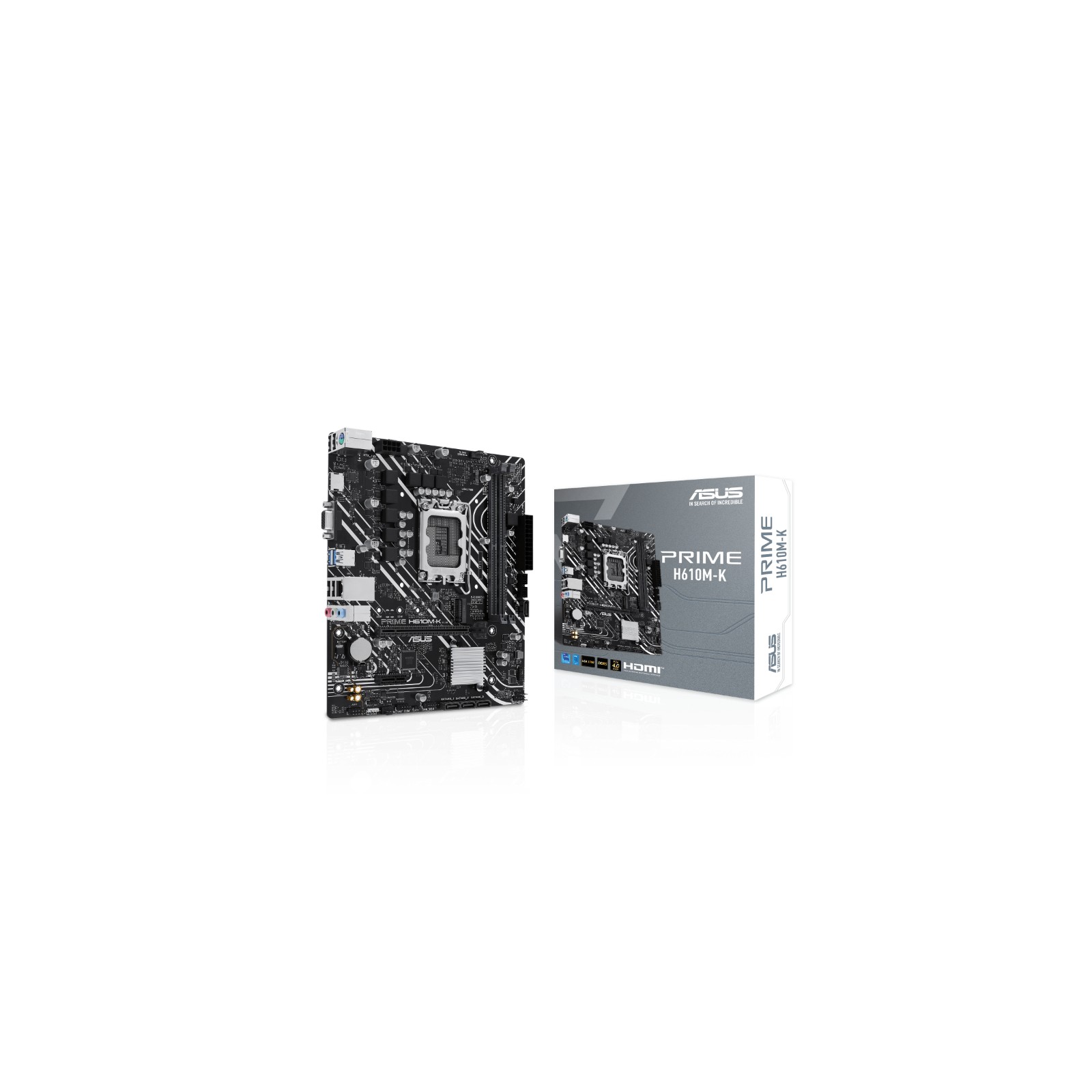 ASUS Prime H610M-K Motherboard for Intel Processors