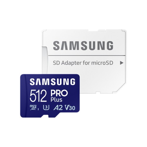 Samsung 512GB Pro Plus Micro SD Card Class 10 with Adapter