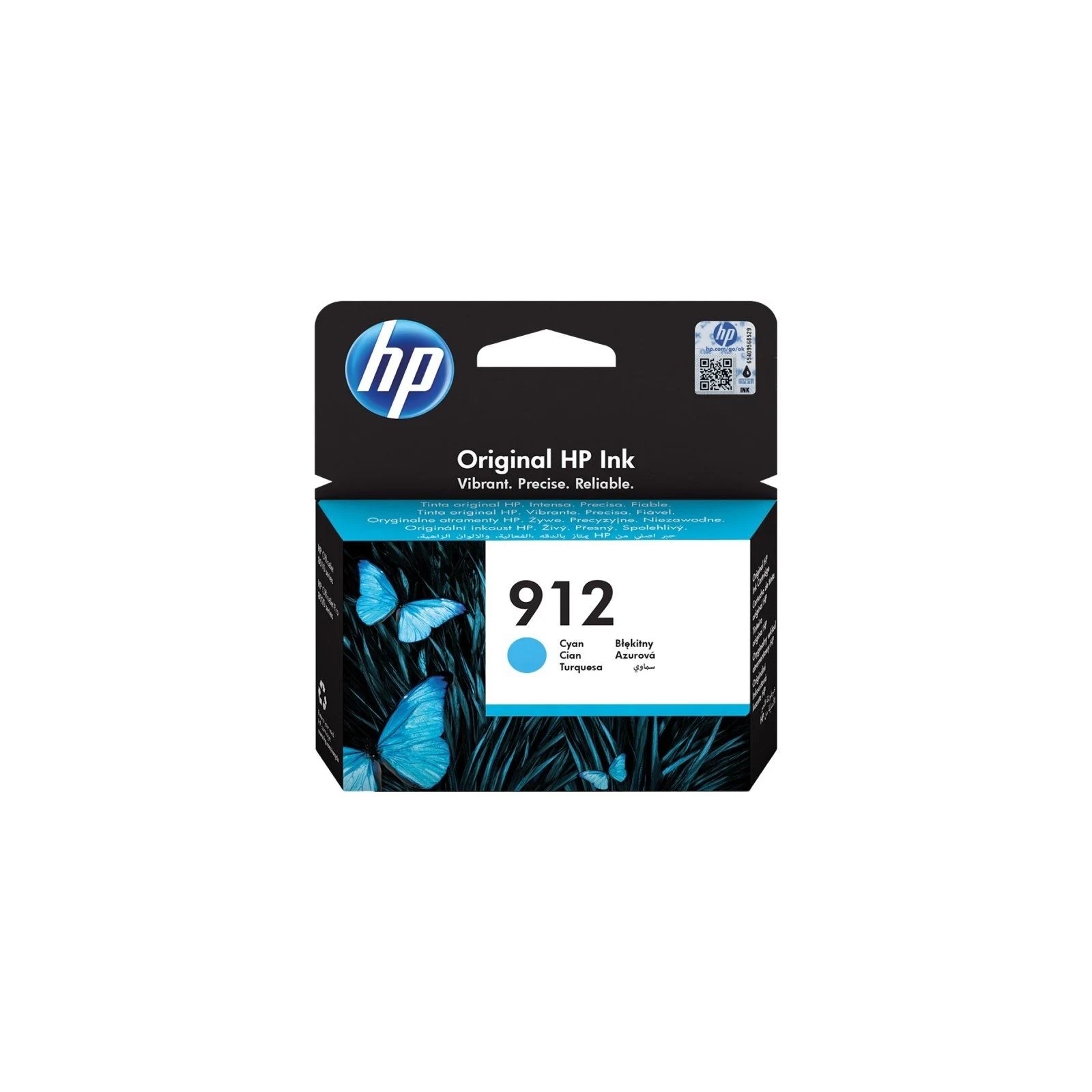 Cartucho de Tinta Cian HP 912 para Impresoras OfficeJet