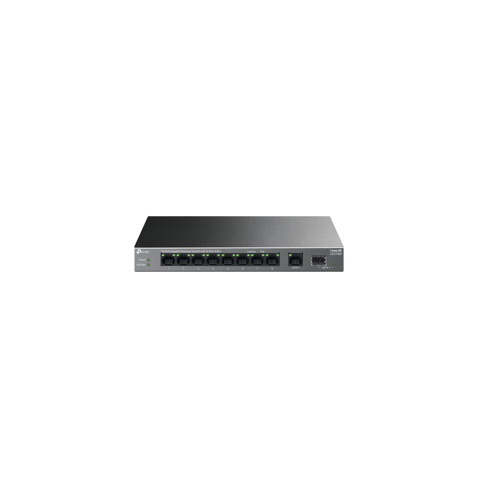 TP-Link Switch 10 Puertos 10/100/1Gbit con 8 PoE+