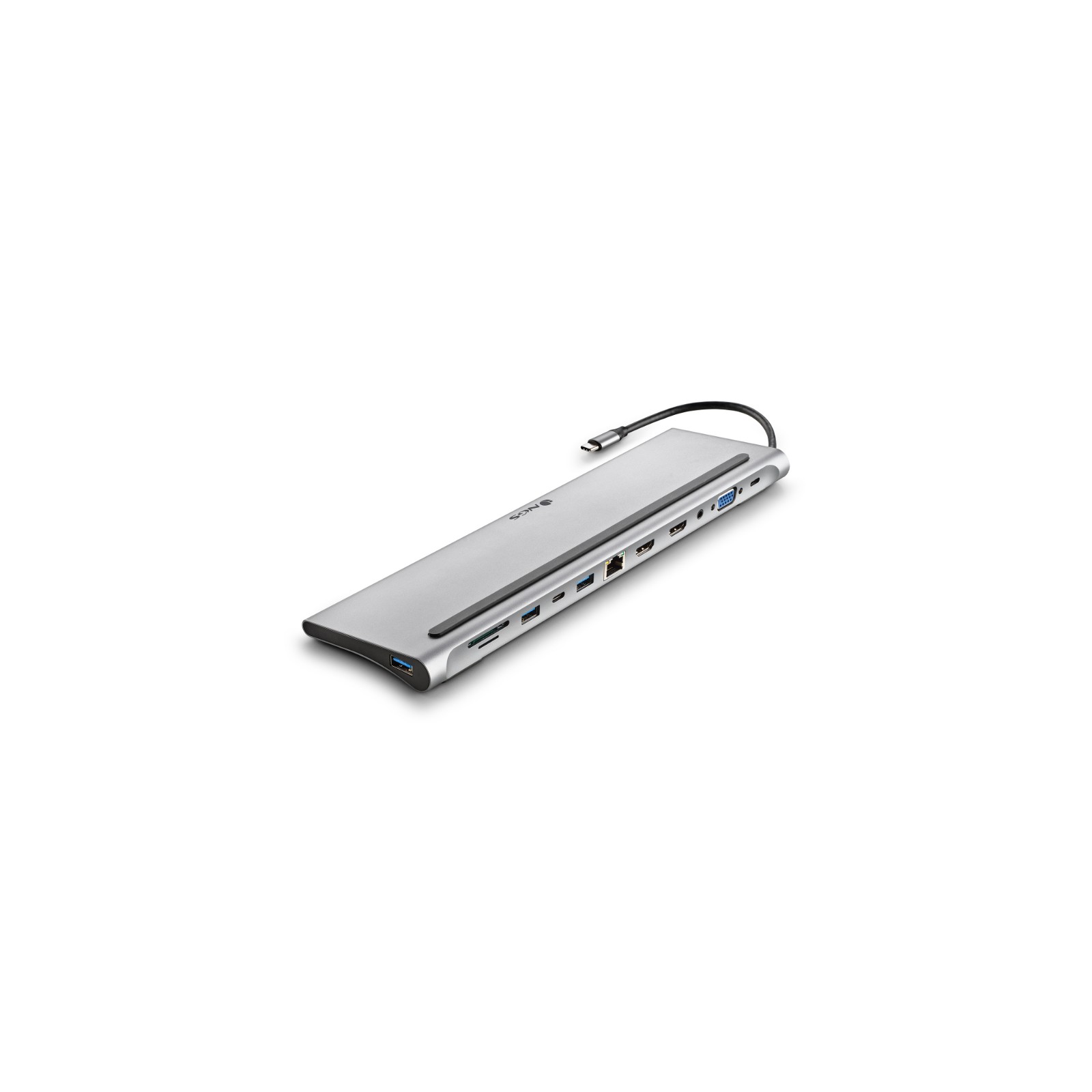 Hub USB-C 12 Puertos Wonderdock12 Gris