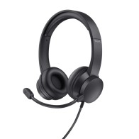 HS-201 Black Headphones Trust