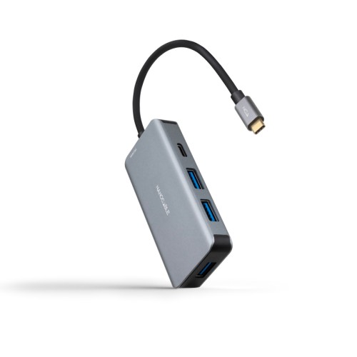 Hub USB-C 5 Puertos USB 3.2 15 Cm Nanocable