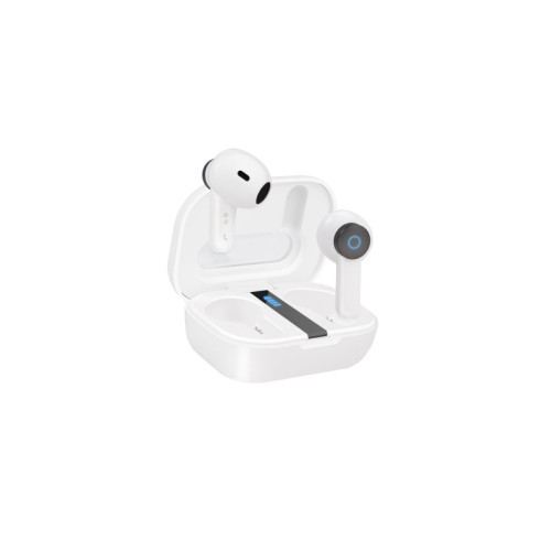 Bender Bluetooth Headphones with Microphone and Charging Case White