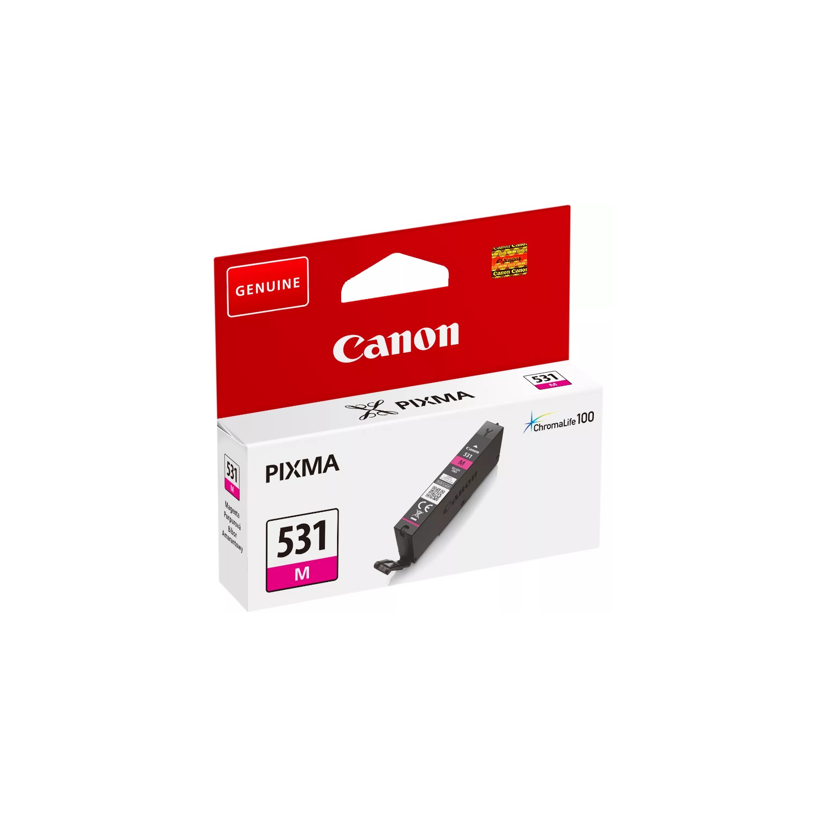 Cartucho Tinta Magenta Canon CLI-531M