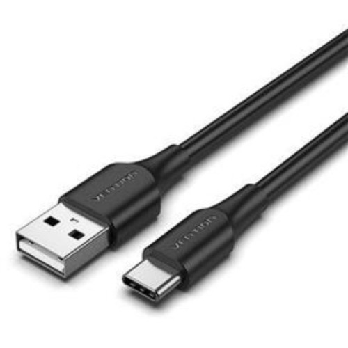 USB 2.0 Type C to USB A 1 M Cable Black Vention