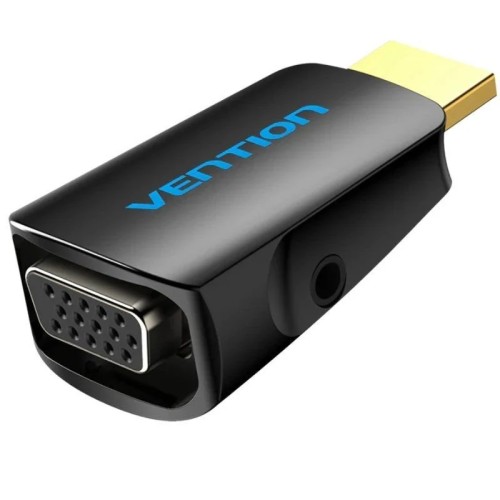 HDMI to VGA Converter with Audio 3.5mm Black Vention