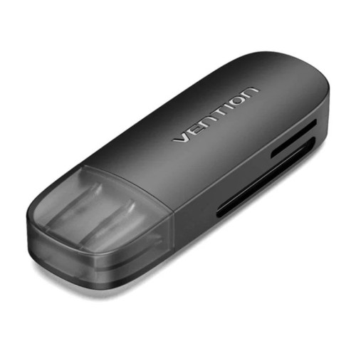 Vention External USB 3.0 Card Reader Black