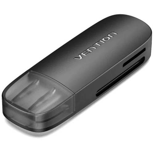 Lector de Tarjetas Externo USB 2.0 Negro Vention