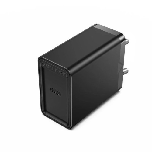 Cargador de Pared USB-C de 20W Negro Vention