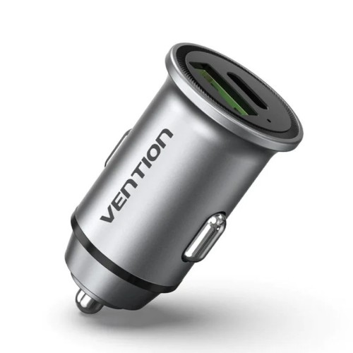 Vention 20W Car Charger USB-A + USB-C