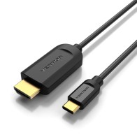 Cable Vention USB-C a HDMI 4K 1.5M Negro