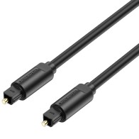 VENTION 1m Optical Audio Fiber Cable Black