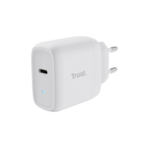 Cargador Pared/Viaje USB-C 45W Blanco Trust