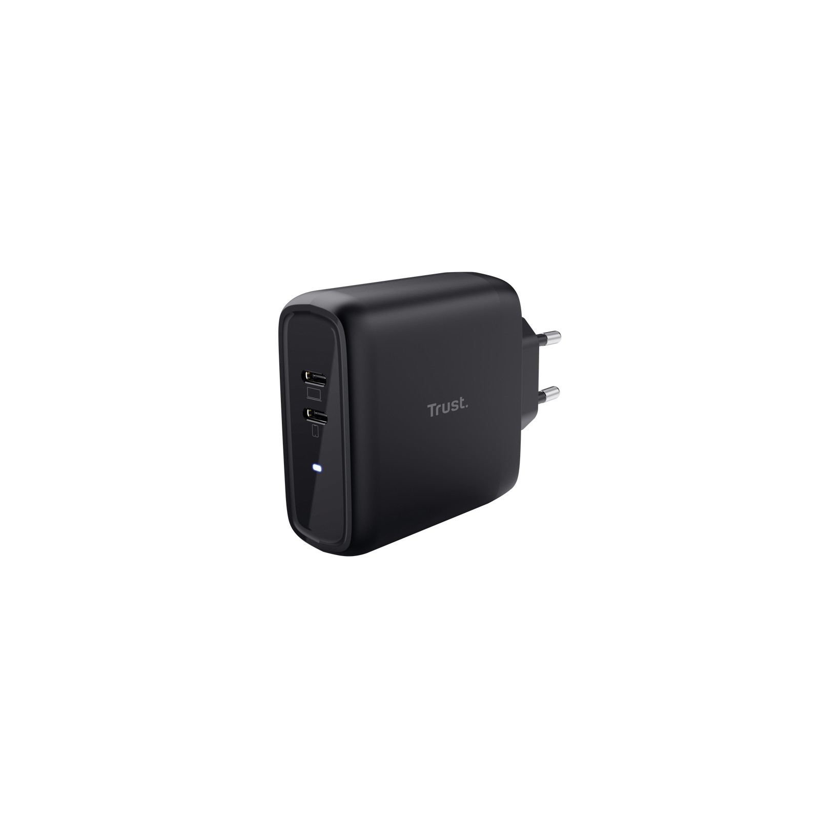 65W Wall/Travel Charger 2xUSB-C Black Trust