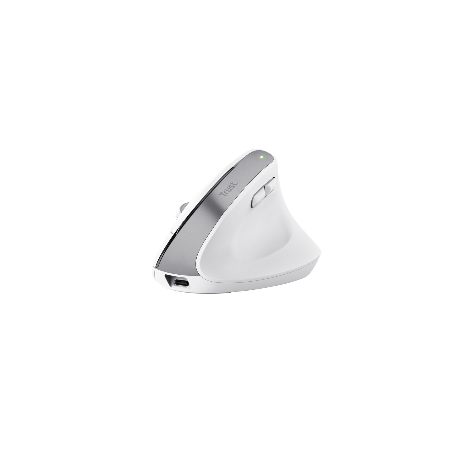 Ratón Óptico Inalámbrico Ergonómico Vertical Bayo+ Blanco Trust