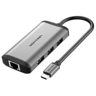 Docking Station 6 Puertos Usb-c Con HDMI Y USB