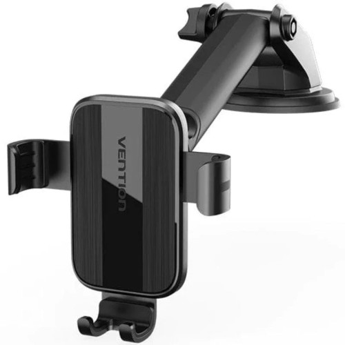 Vention Car Mount with Suction for Smartphone Black