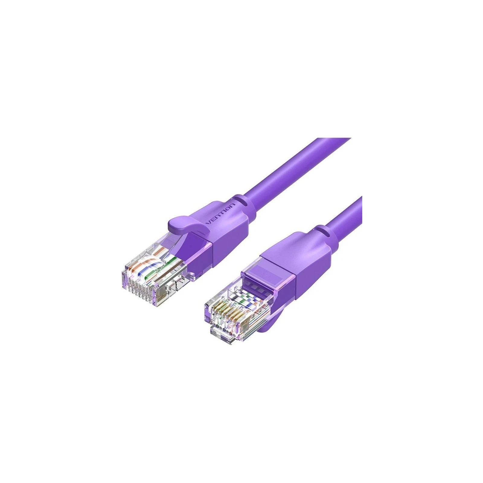 Cable de Red Latiguillo RJ45 UTP Cat6 1M Morado Vention