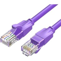 Cable de Red Latiguillo RJ45 UTP Cat6 1M Morado Vention