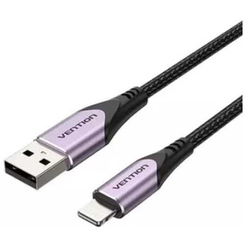 Cable USB A a Lightning 1 m Morado Vention