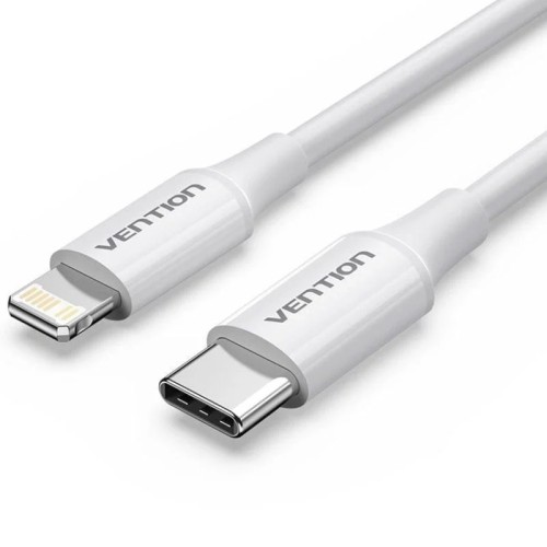 Cable USB-C a Lightning 2.0 de 1M - Blanco - Vention