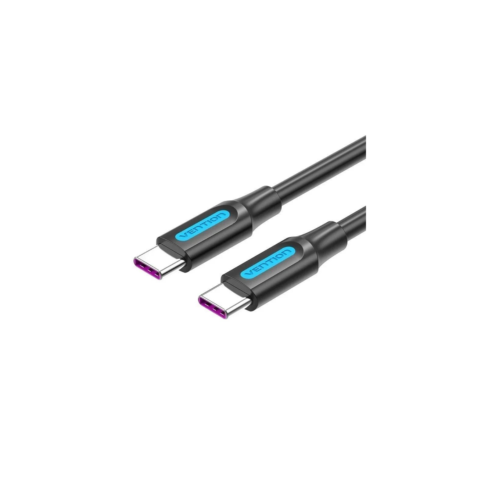 Cable USB-C a USB-C 2m Negro Vention