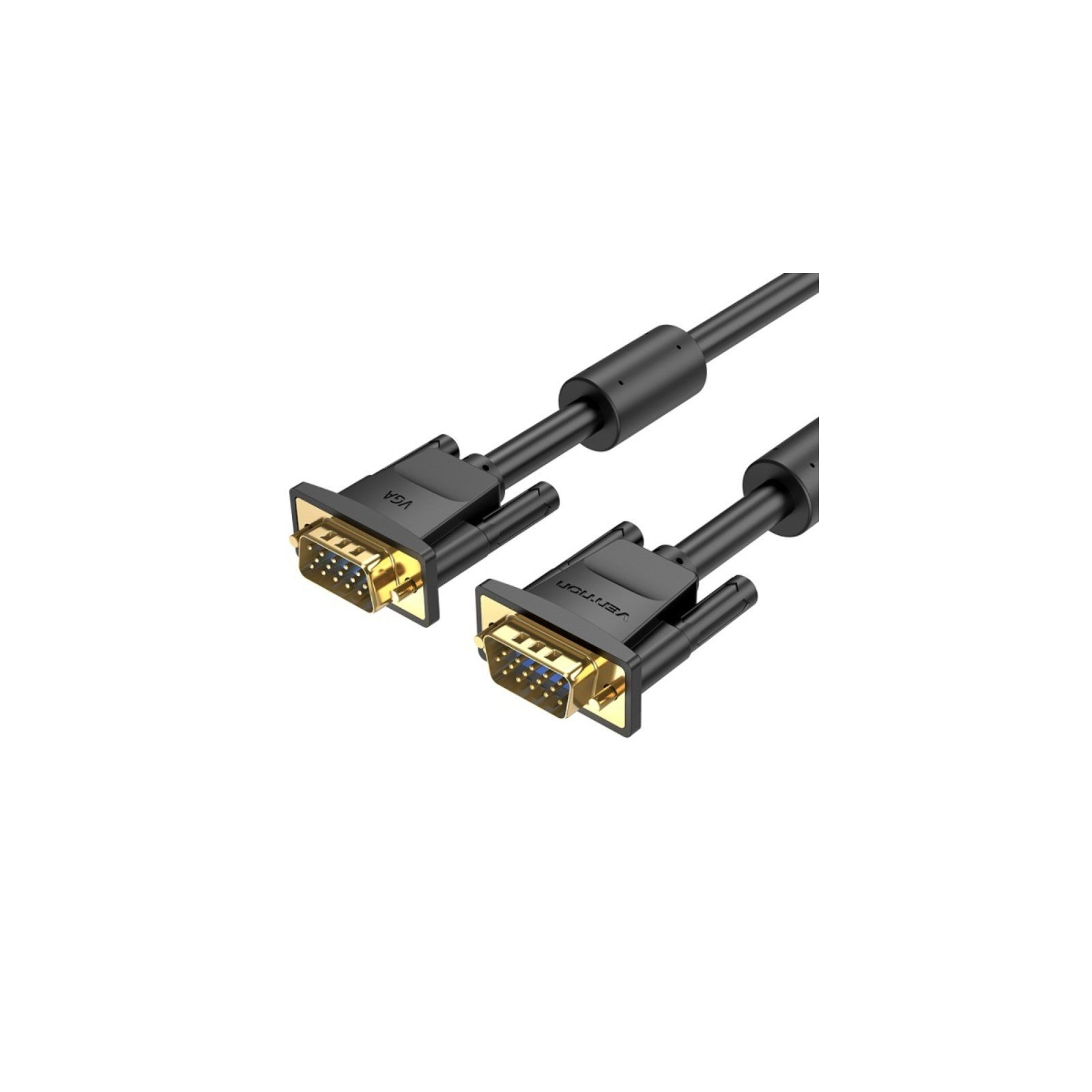 Cable SVGA a VGA M-M 1.5M Negro Vention