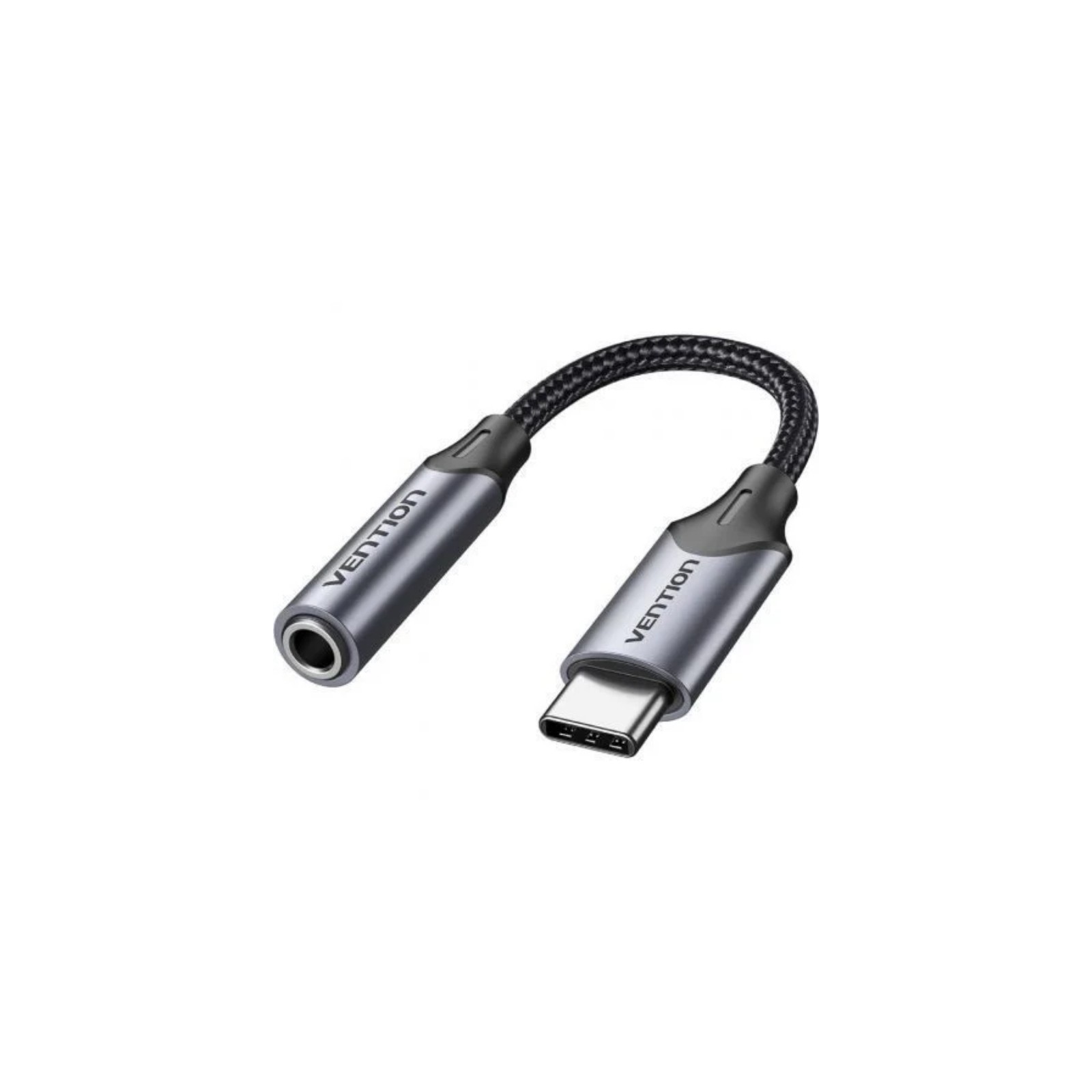 Adaptador Audio Jack 3.5/h Usb-c Gris Vention