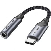 Adaptador Audio Jack 3.5/h Usb-c Gris Vention