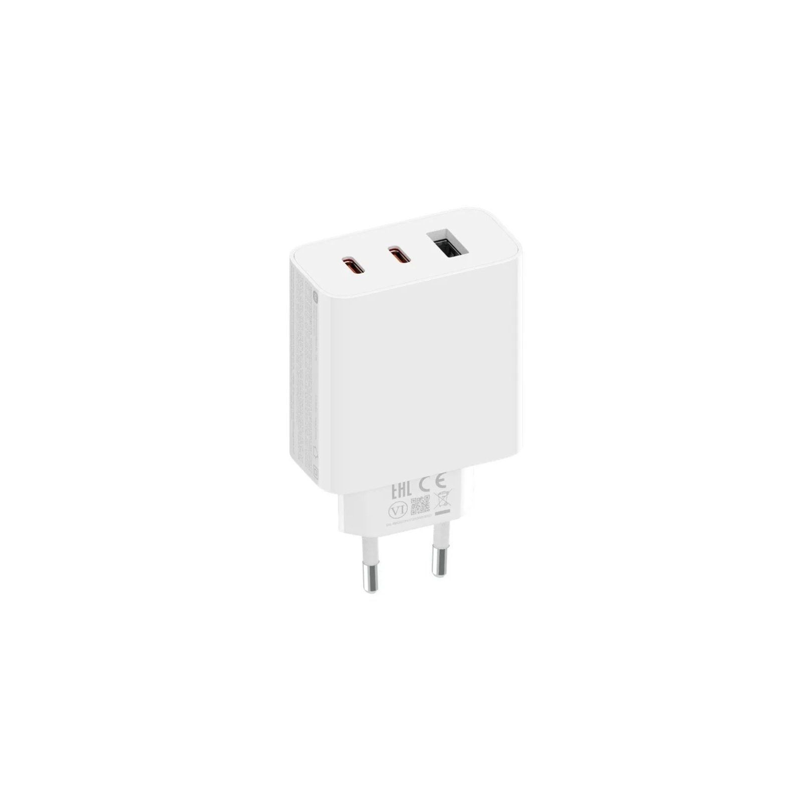 Cargador Pared 67W 2x USB-C + USB-A Blanco Xiaomi