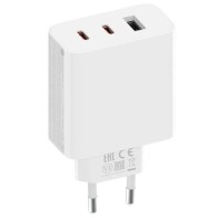 Cargador Pared 67W 2x USB-C + USB-A Blanco Xiaomi