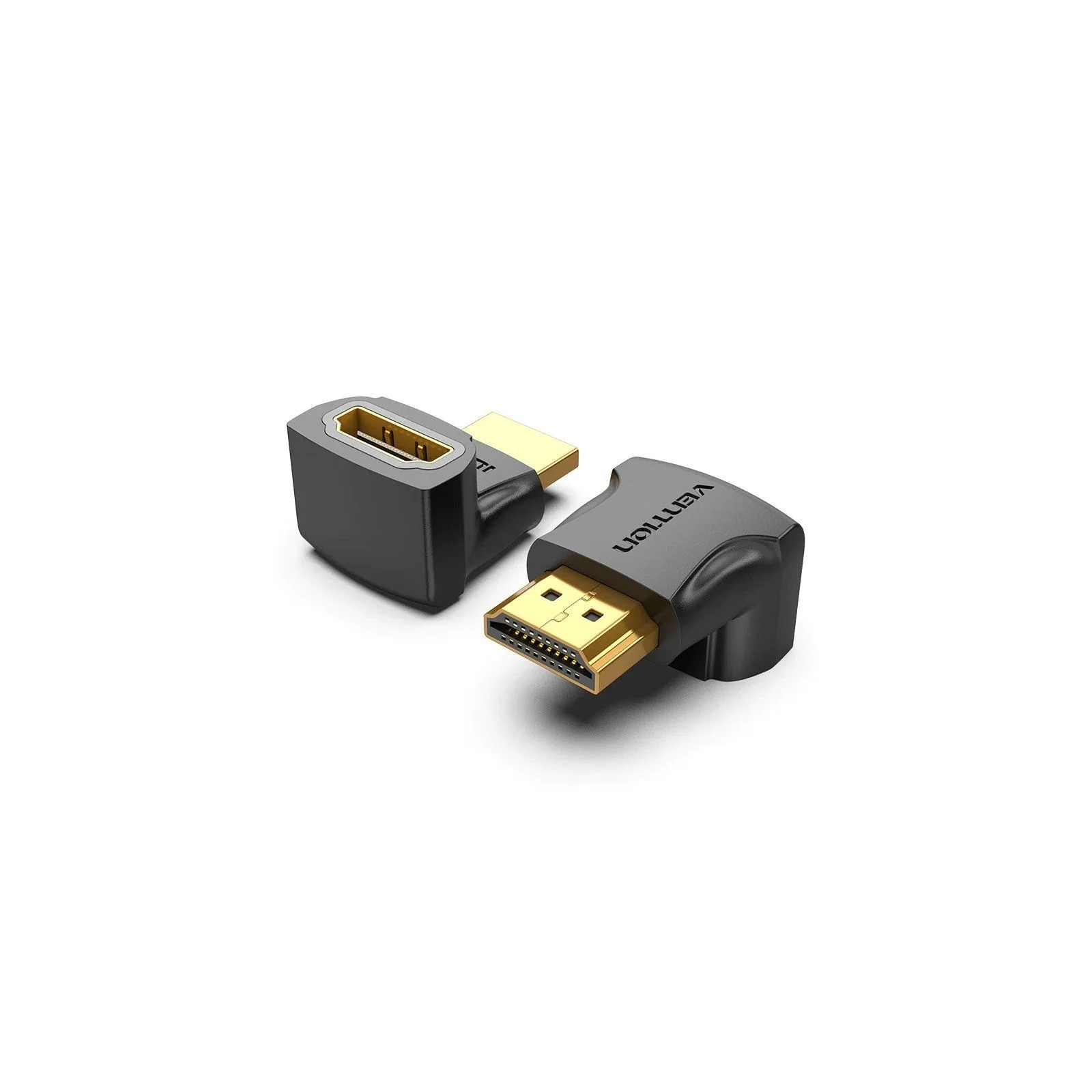 HDMI 4K 270 Degree Male to Female Adapter Black Vention