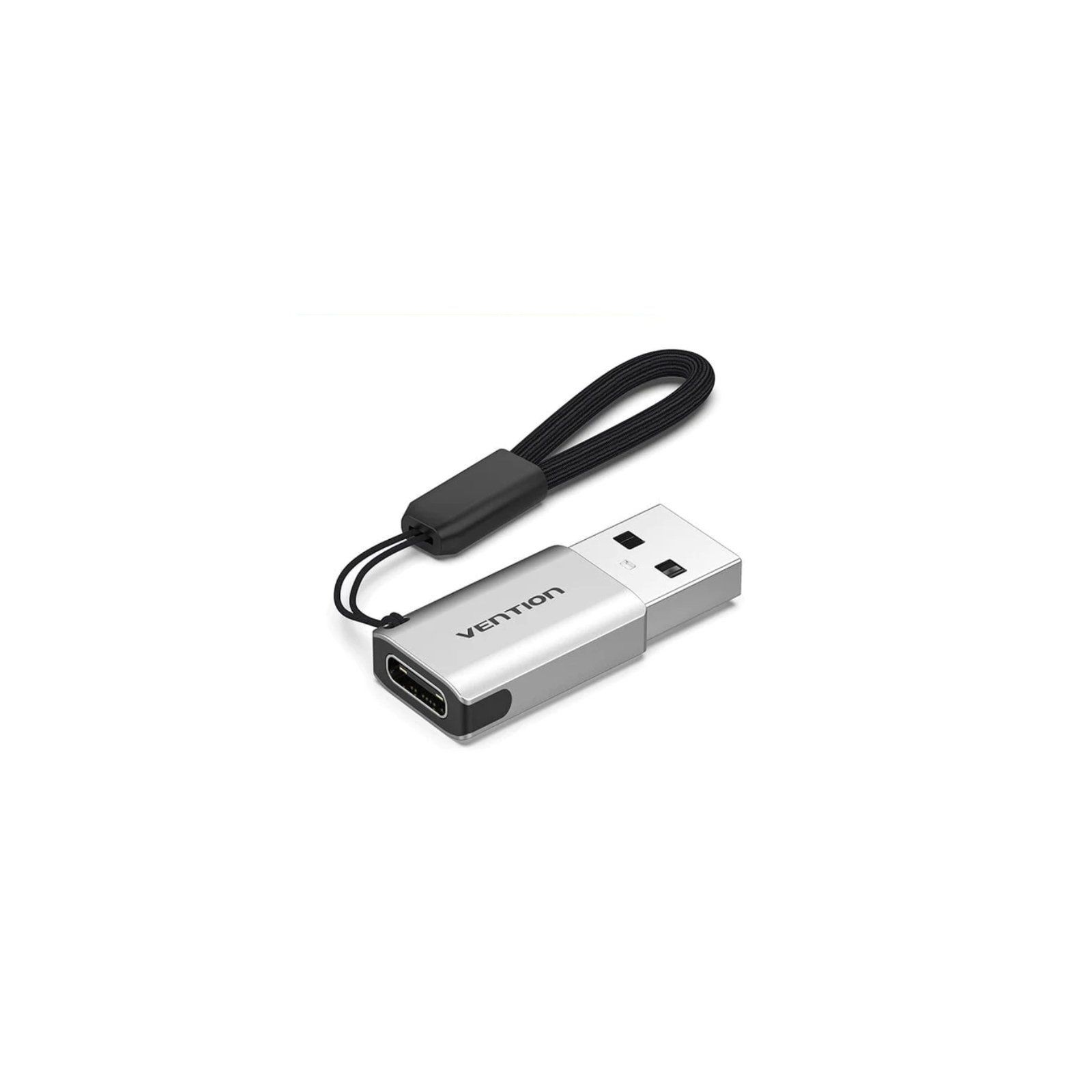 Adaptador USB 3.0 Tipo-C a Tipo-A Negro Vention