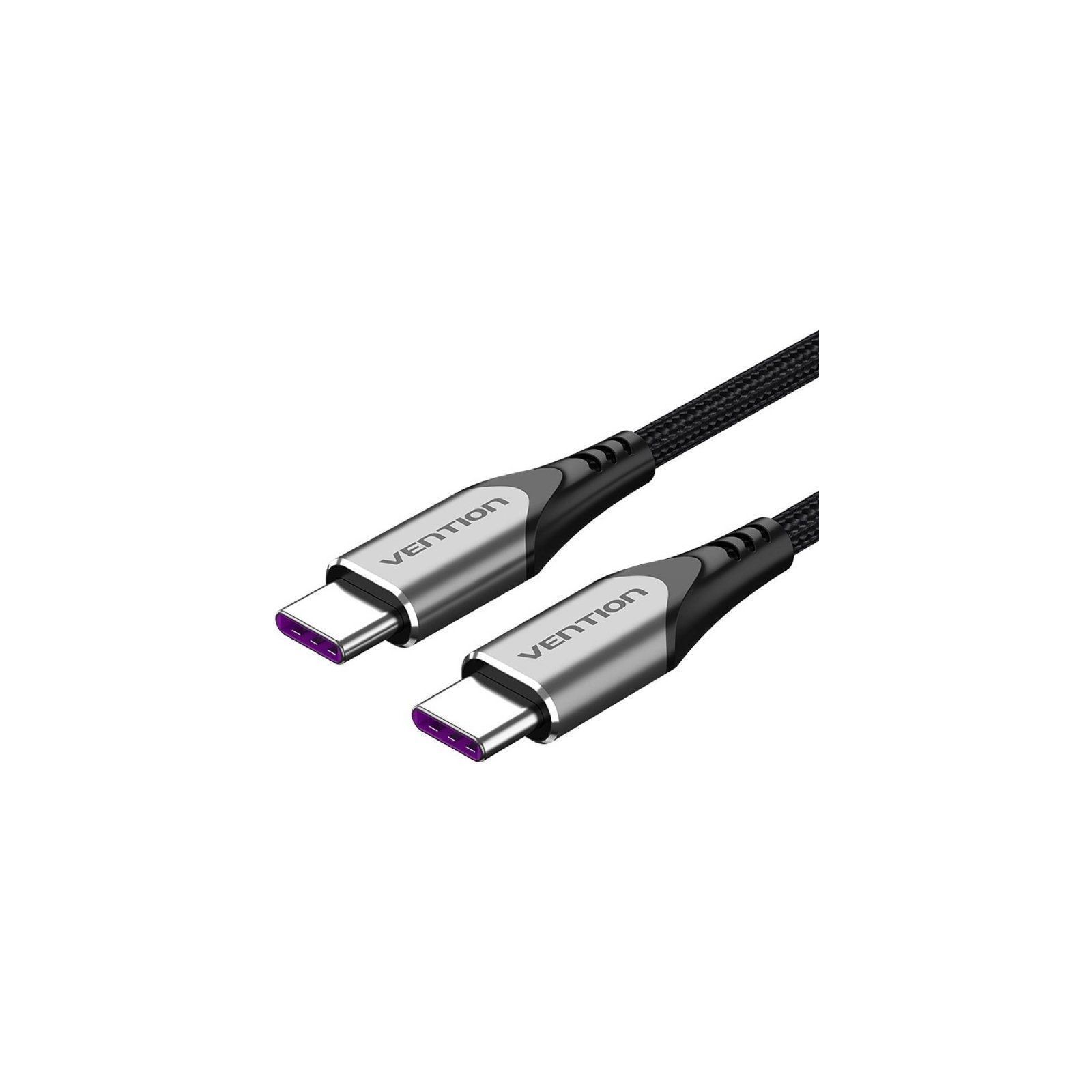 Cable Usb-c A Usb-c 2.0 5a 1 M 100w Gris Vention