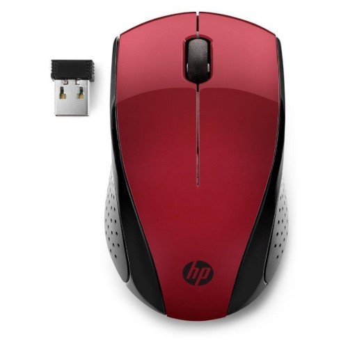 HP 220 Red Wireless Optical Mouse