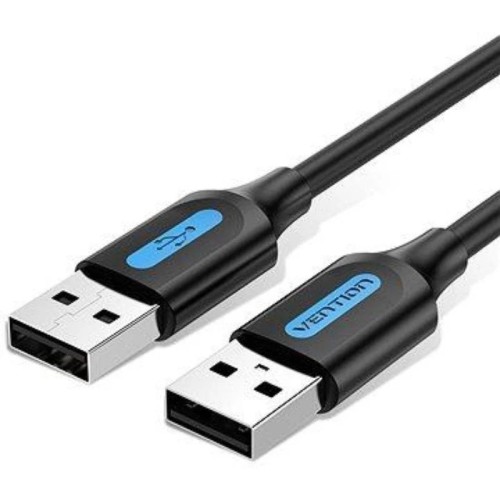 Cable USB-A a USB-A Macho-Macho 1M Negro Vention