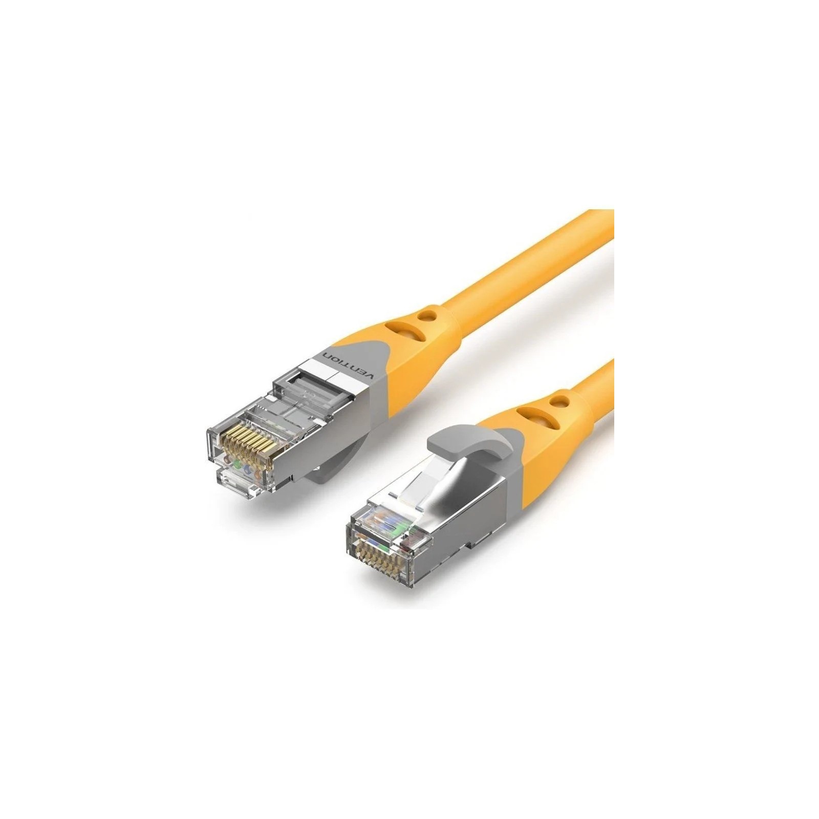 Cable De Red Latiguillo RJ45 Cat.6A SFTP 0.5 M Amarillo Vention