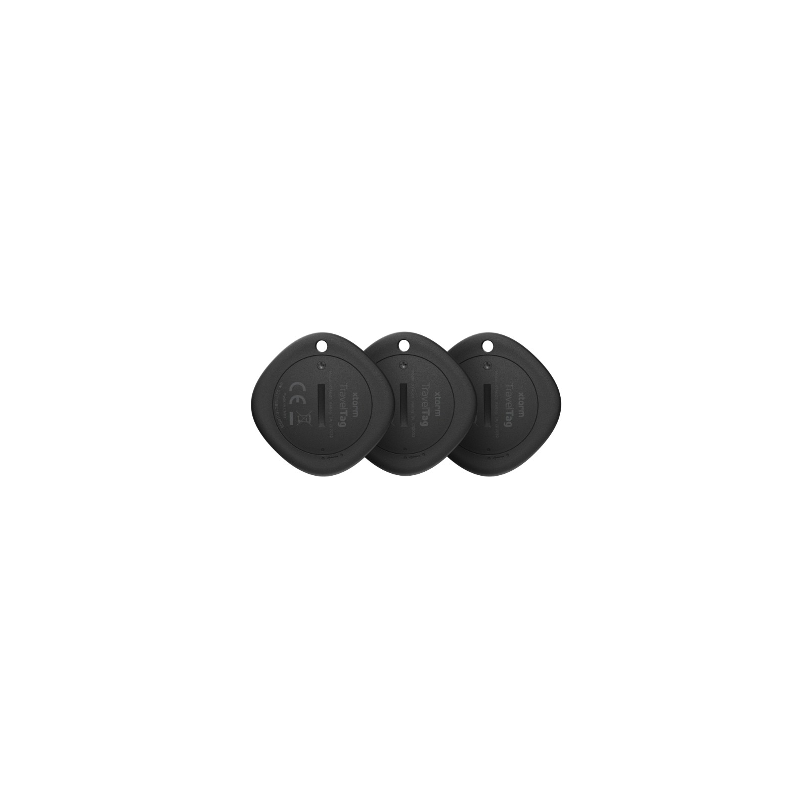 Localizador Travel Tag Pack 3 Negro Xtorm