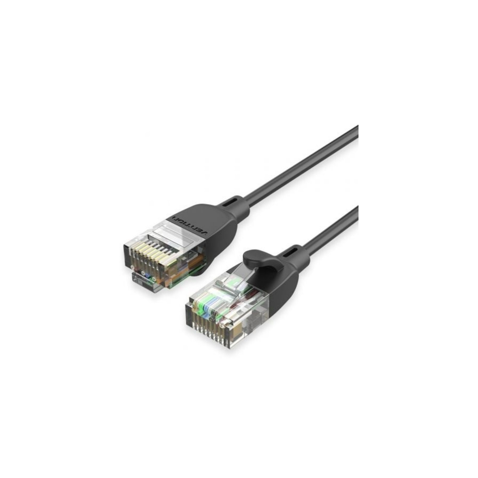 Cable De Red Latiguillo Rj45 Utp Cat6a 10 M Negro Vention