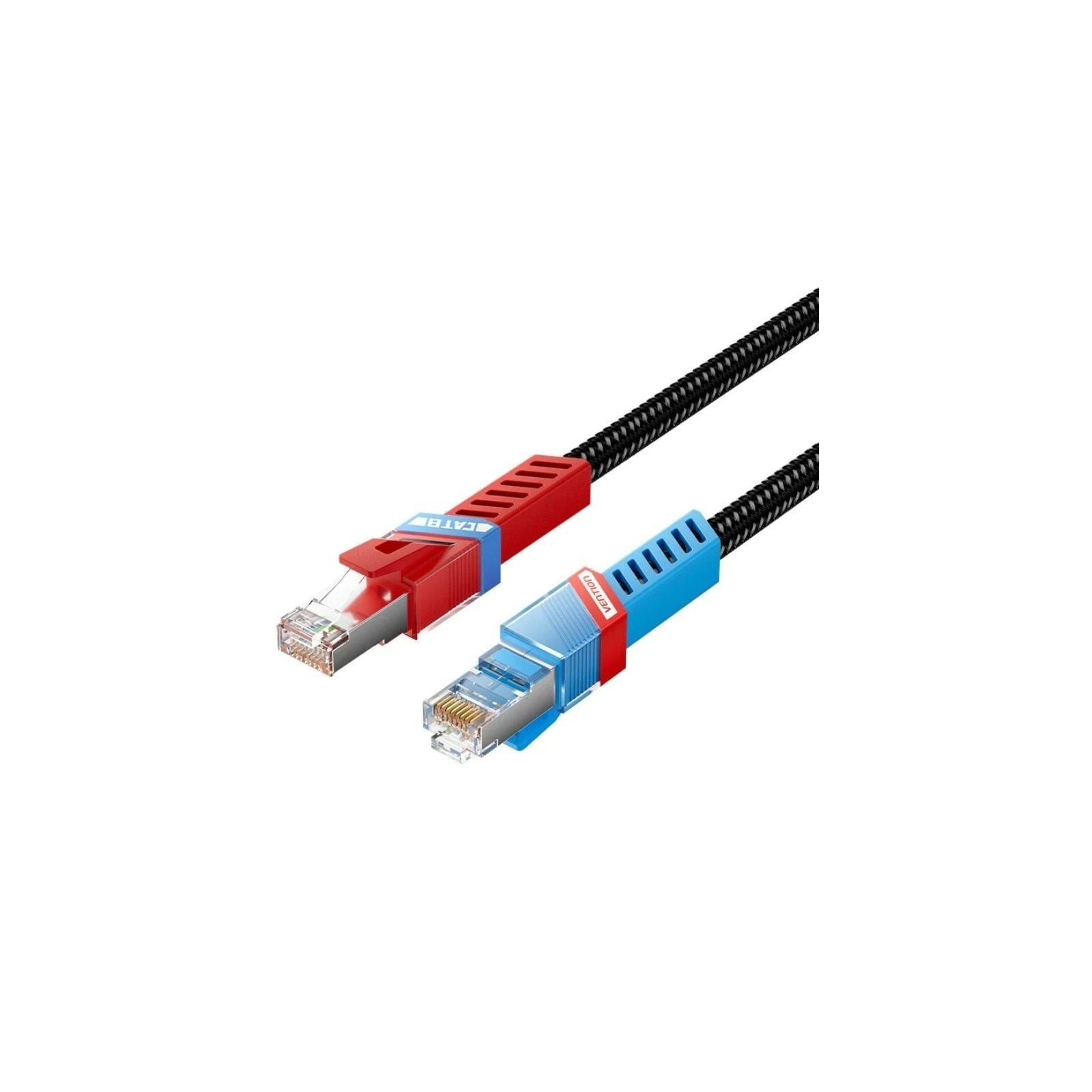 Cable de Red Latiguillo RJ45 para Juegos Cat.8 S/FTP AWG26 1 M Negro Vention