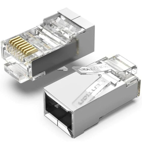 Paquete de 10 Conectores Modulares RJ45 Cat5e de Vention