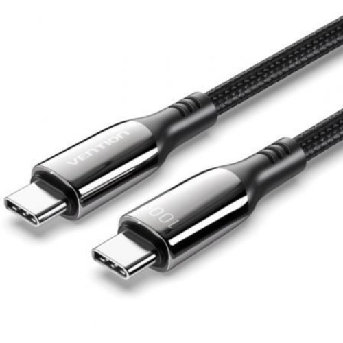 Cable USB-C a USB-C de 100W 2 M Negro Vention