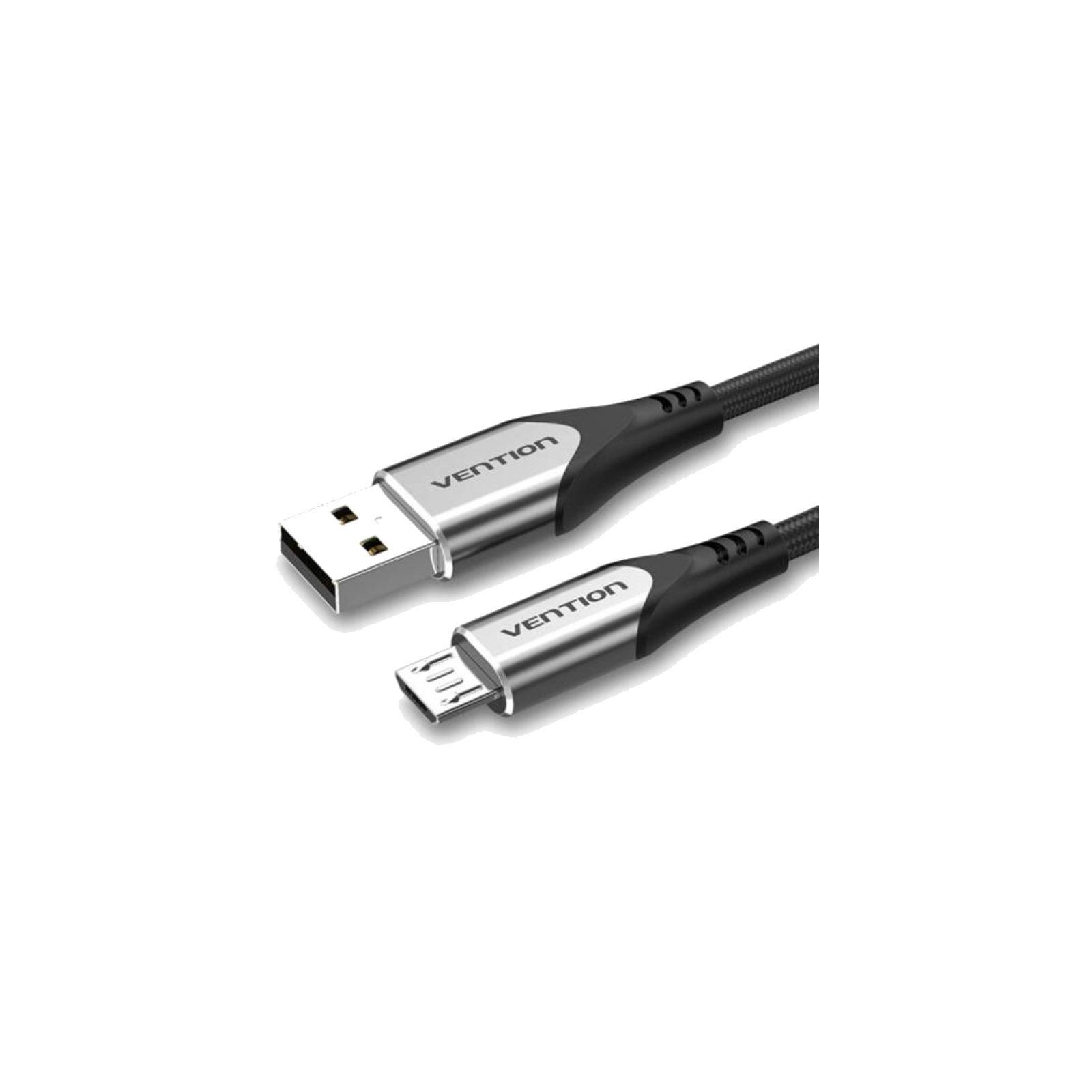 Cable USB 2.0 A a Micro USB M-M 1.5M Gris Vention