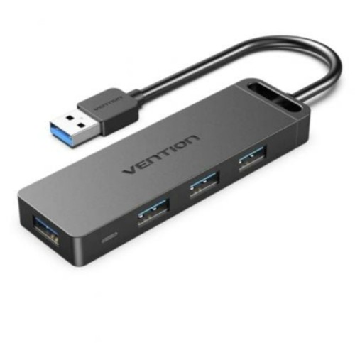 Hub 4 Puertos USB 3.0 Gris Vention